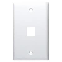 DataComm 20-3001-WH Keystone Wall Plate 1 Port White