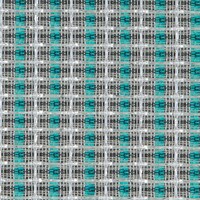 Speaker Grill Cloth Fabric Silver Turquoise Stripe Yard 36&quot;