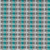 Speaker Grill Cloth Fabric Silver Turquoise Stripe Yard 36&quot;