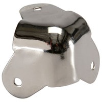 Penn-Elcom C1823N Metal Cabinet Corner Nickel 3 Leg