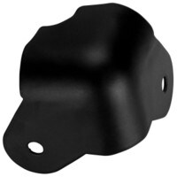 Penn-Elcom C1819K Metal Cabinet Corner Black Lipped