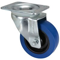 Penn-Elcom W9000-V6 4&quot; Swivel Caster w/Blue Wheel 550 lb.