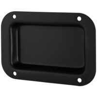 Penn-Elcom D0941K Blank Dish Black 3-1/2&quot; x 5-1/8&quot;