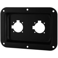 Penn-Elcom D028K Dish Two EP/NL4MR Black 5&quot; x 7&quot;