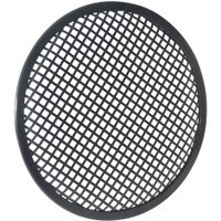 Heavy Duty 10&quot; Waffle Style Black Steel Speaker Grille with Rubber Edge