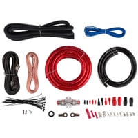 4 AWG Amplifier Install Wiring Kit with Interconnects 2400W