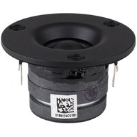 Peerless DX20BF00-04 3/4&quot; Silk Dome Tweeter 4 Ohm