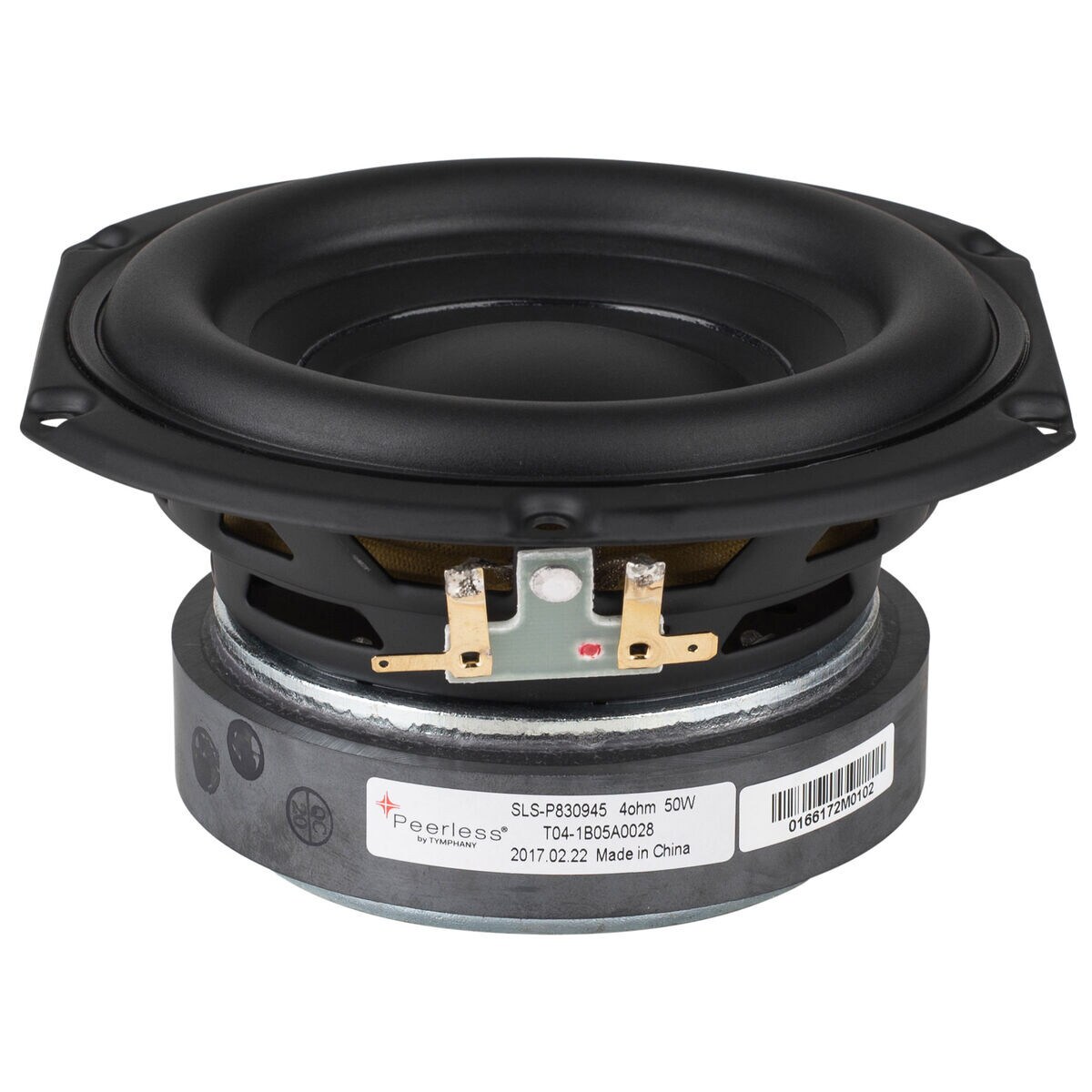 Peerless Sls P830945 5 1 4 Paper Cone Woofer 4 Ohm