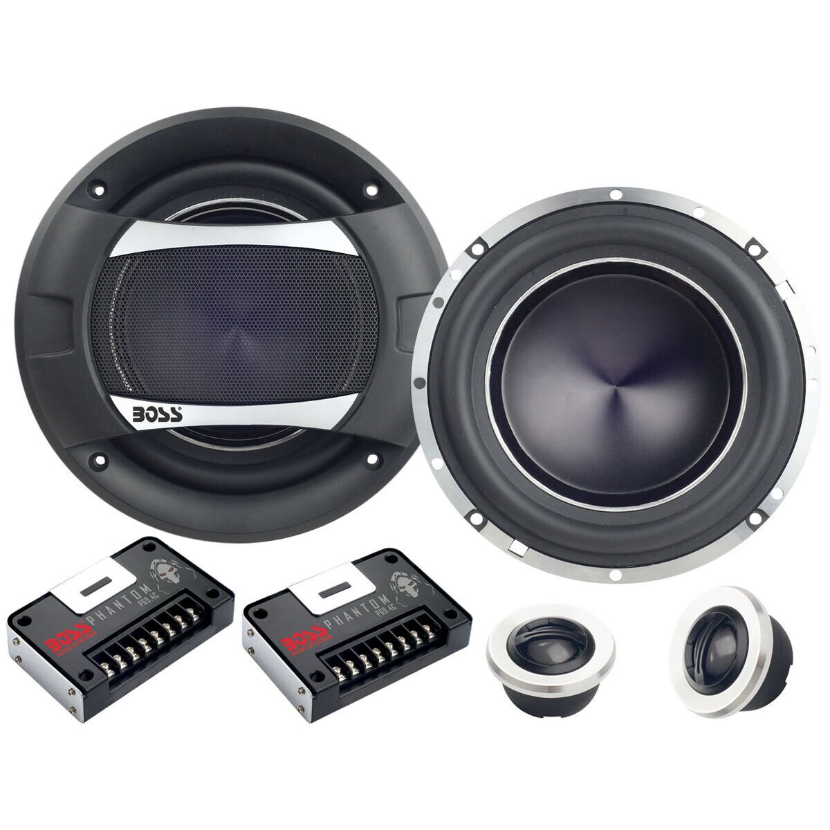 Boss Pc65 2c Phantom 6 1 2 Component Speaker Set 500 Watt