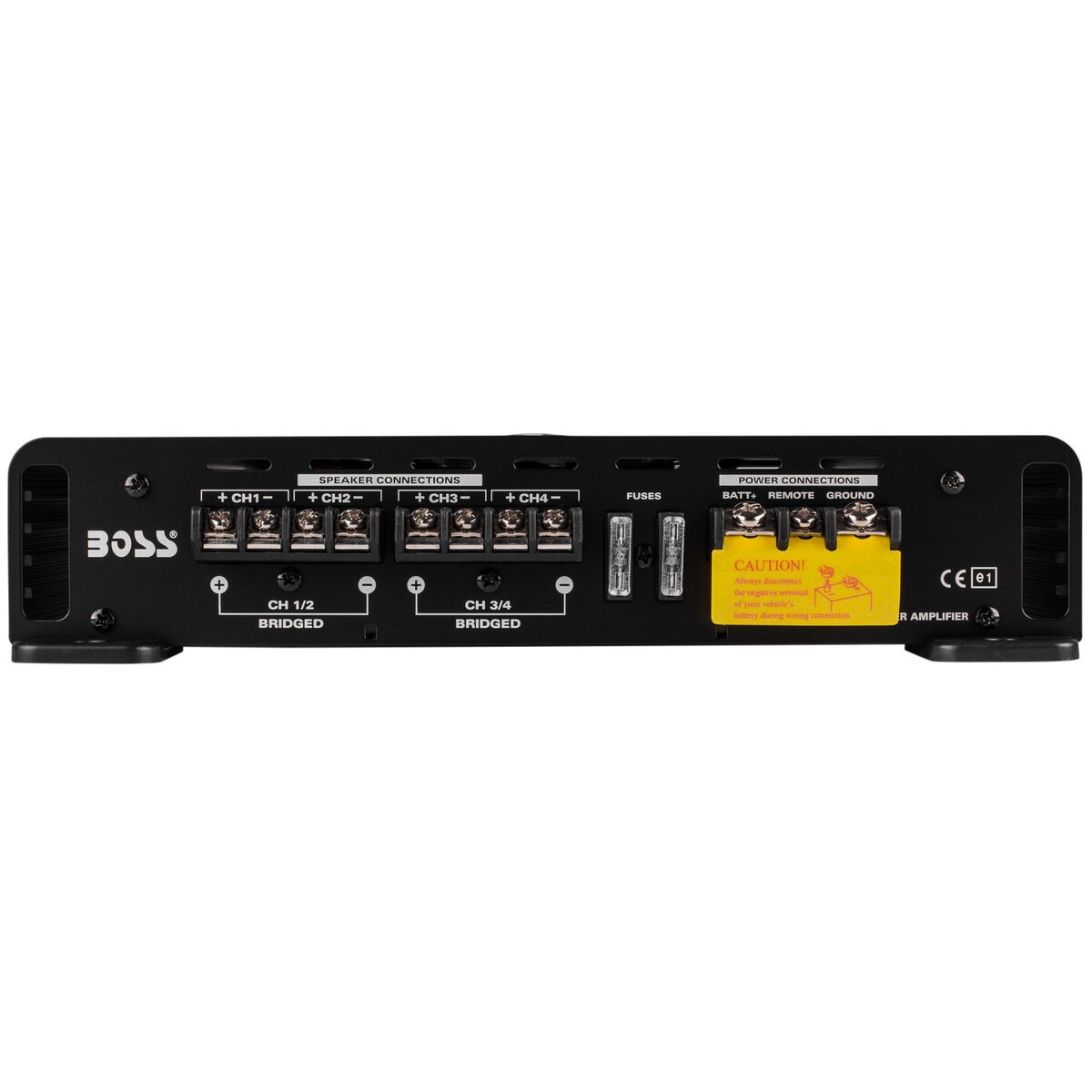 thumbnail image 2 of BOSS AUDIO R2504 Riot 1000-Watt 4-Channel Amplifier – Class A/B, 2-8 Ohm, Remote Sub Control For Car Audio 2 of 10