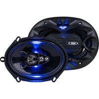 BOSS BE5768 Rage 5&quot; x 7&quot; 4-Way 300W Full Range Speaker Pair