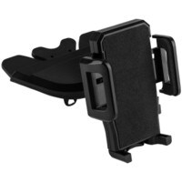 2-in-1 Car Mount for Cell Phone and Other Mobile Device with Enhanced One Touch CD Slot/Vent Mount