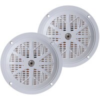 Pyle PLMR51W 5.25&quot; Waterproof Marine Speaker Pair White