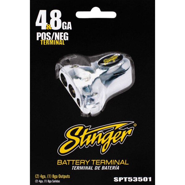 Stinger SPT53501 Dual Battery Terminal Two 4 + One 8 AWG Output