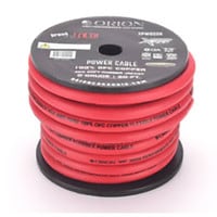 Orion XTRPRO 0-Gauge 100% OFC Car Audio Power Wire 50 ft.-Red