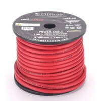 Orion XTRPRO 4-Gauge 100% OFC Car Audio Power Wire 100 ft.-Red
