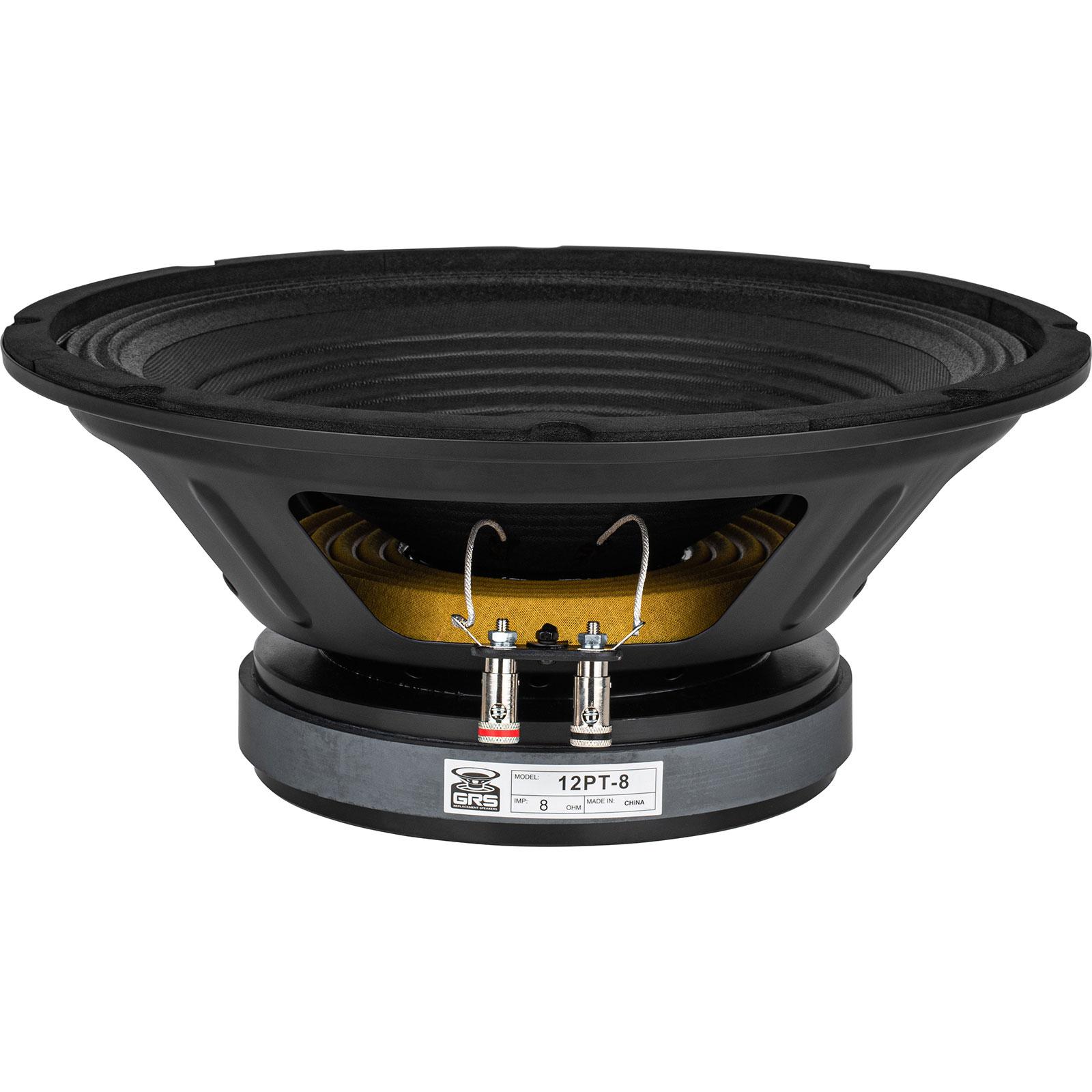GRS 12PT-8 12" Paper Cone Professional Woofer with 3" Voice Coil 8 Ohm