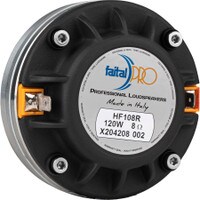 FaitalPRO HF108R 1&quot; Neodymium Compression Horn Driver 8 Ohm 2/3-Bolt