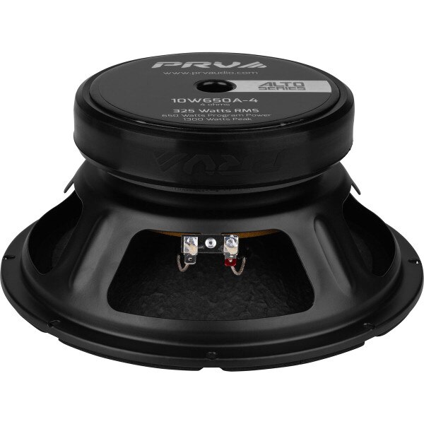 10 Inch Woofer 10W650A-4 650 Watts Program Power, 4 Ohm, 2.5 In