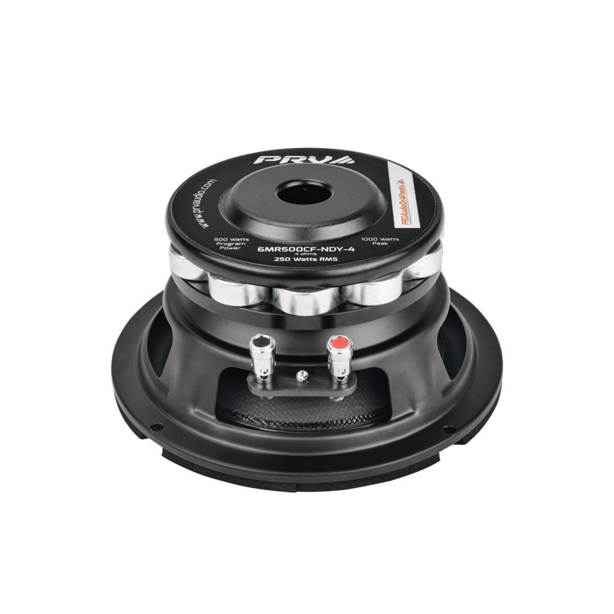 PRV Audio 6MR500CF-NDY-4 6" Midrange Neodymium Speaker Pair 4 Ohm