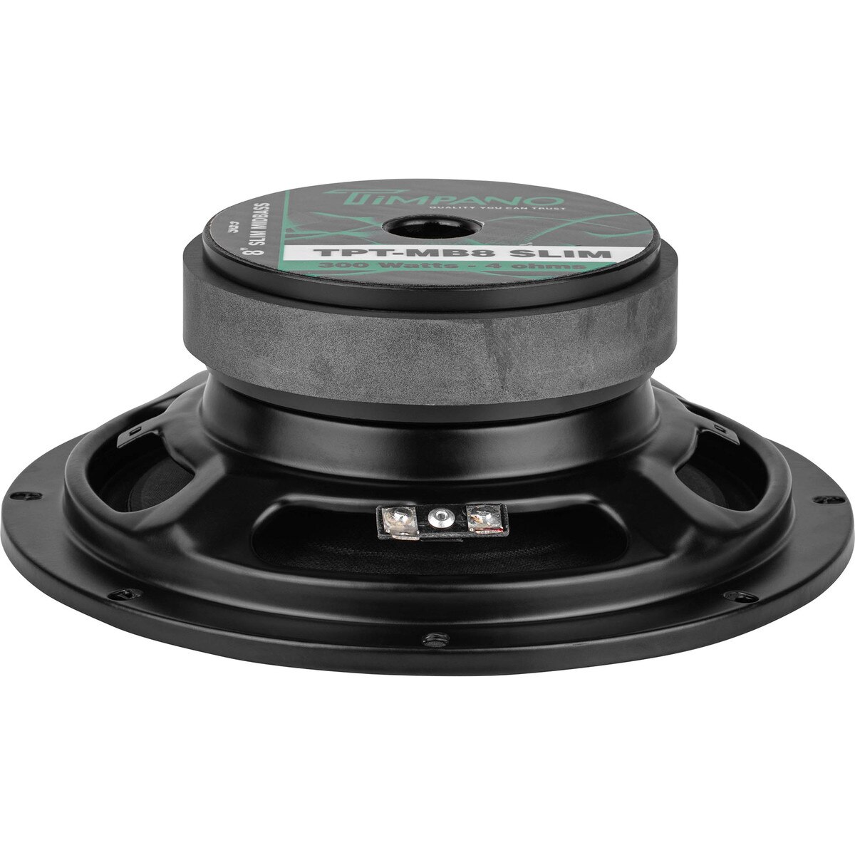 2x Timpano TPT-MB8-4 SLIM 8-Inch Shallow Mount Car Speakers - 1400W Max, 4 Ohm, 230W RMS, Midbass 6 thumbnail image