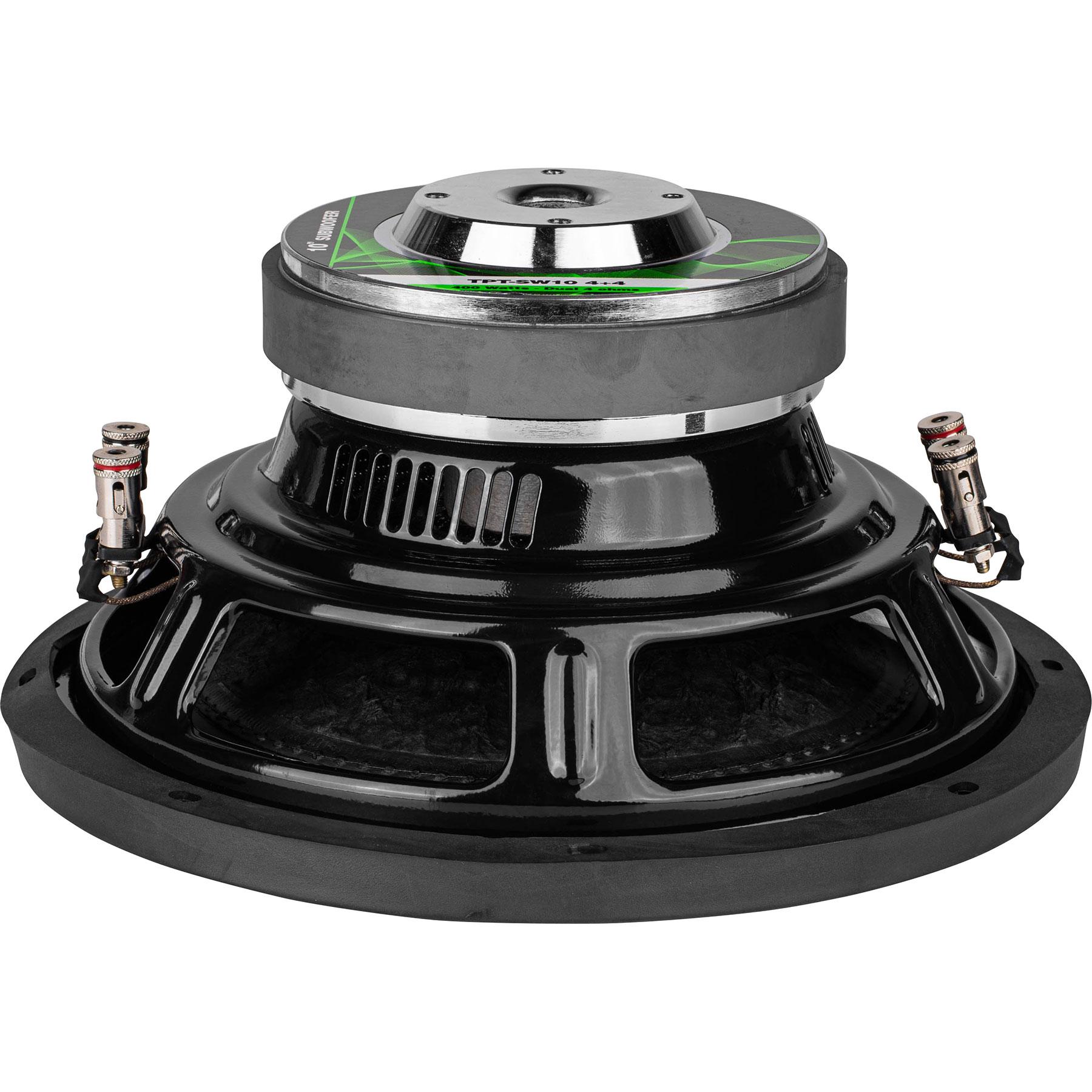 Timpano TPT-SW10 4+4 10 Dual 4 ohm Pro Audio Sub woofer 400 Watts 4 ohm 
