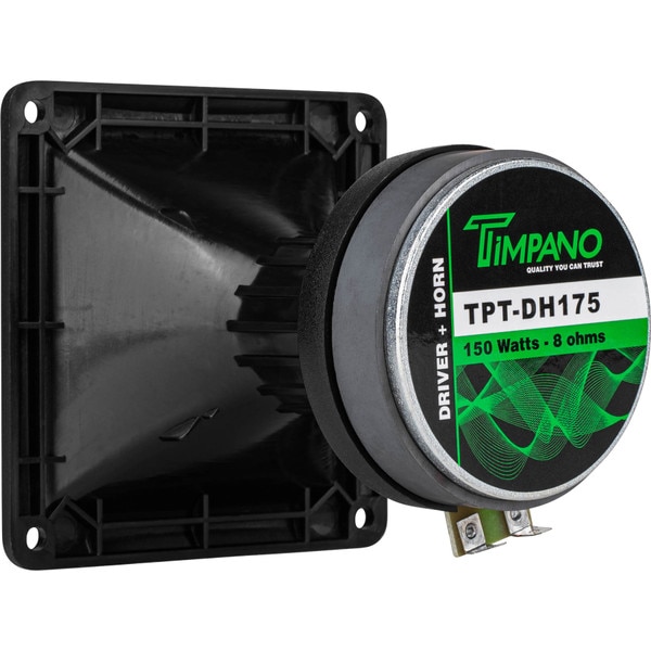 Audiopipe Line Driver 2 Timpano Tpt-dh175 150w Per 1" Ferrite Compression Horn Drivers 8 Ohm Car Audio Phillips And Temro - Foto 10