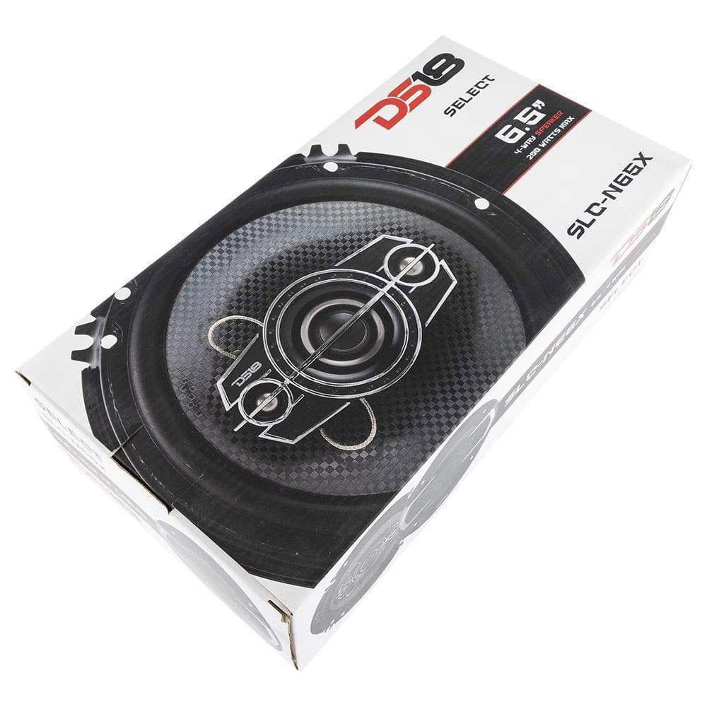 DS18 SLC-N65X 6.5" 4 Way Coaxial Speakers 200W Max 4 ohm Fullrange Coaxials 