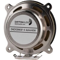 Dayton Audio DAEX30HESF-4 High Efficiency Steered Flux Exciter with Shielding 30mm 40W 4 Ohm