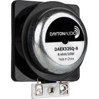 Dayton Audio DAEX32SQ-8 Square Frame 32mm Self SupportingExciter 10W 8 Ohm