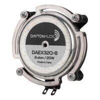 Dayton Audio Dual Steel Spring Balanced Audio Exciter 32mm 20W 8 Ohm DAEX32Q-8