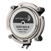 Dayton Audio DAEX32Q-8 Dual Steel Spring Balanced 32mm Exciter 20W 8 Ohm