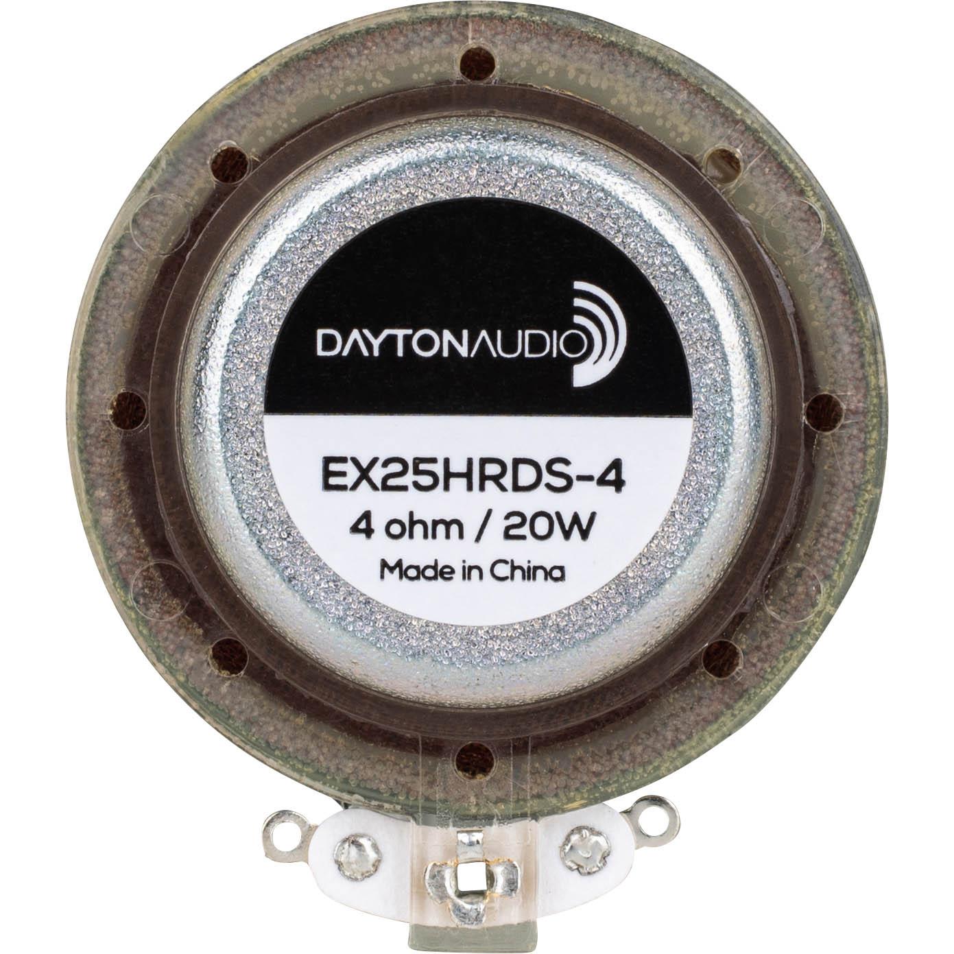 Dayton Audio DAEX25Q-4 25mm Quad Feet Exciter – 20W RMS, 4 Ohm, Low Profile