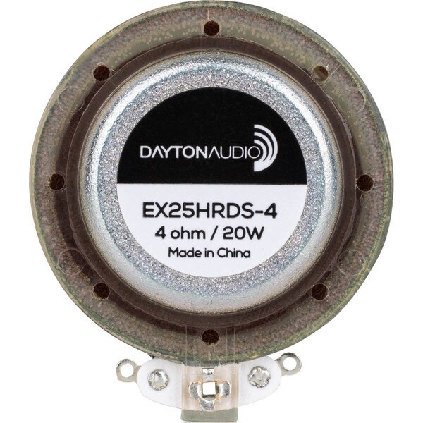 Dayton Audio DAEX25Q-4 25mm Quad Feet Exciter – 20W RMS, 4 Ohm, Low Profile