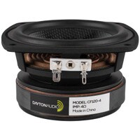 Dayton Audio CF120-4 4-1/2&quot; Woven Carbon Fiber Midwoofer 4 Ohms