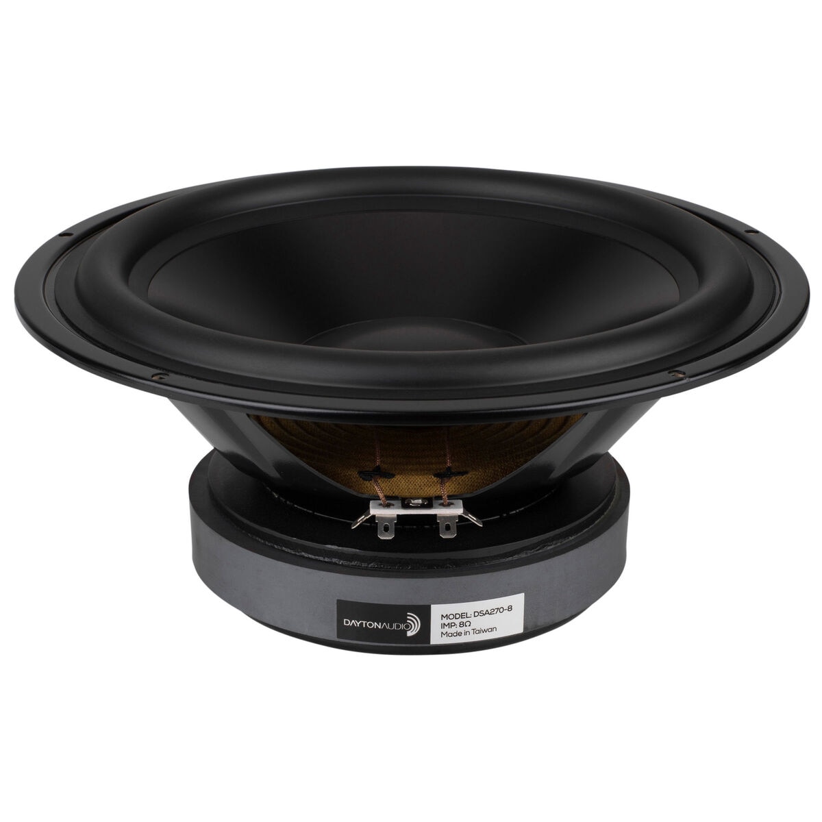 Dayton Audio Dsa270 8 10 Designer Series Aluminum Cone Woofer