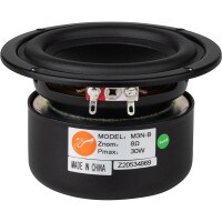 HiVi M3N-B 3&quot; Damped Aluminum/Magnesium Cone Full-Range Driver