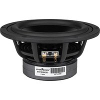 Wavecor SW182BD03 7&quot; Balanced Drive Black Aluminum Cone Subwoofer 4 Ohm