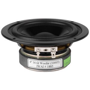 Main product image for 4 Treated Paper Cone Woofer 16 Ohm 299-320