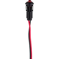 3 VDC Non-Flashing LED with Bezel &amp; Plug - BWS180P