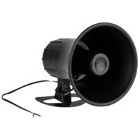 5&quot; Indoor / Outdoor Horn Speaker Black