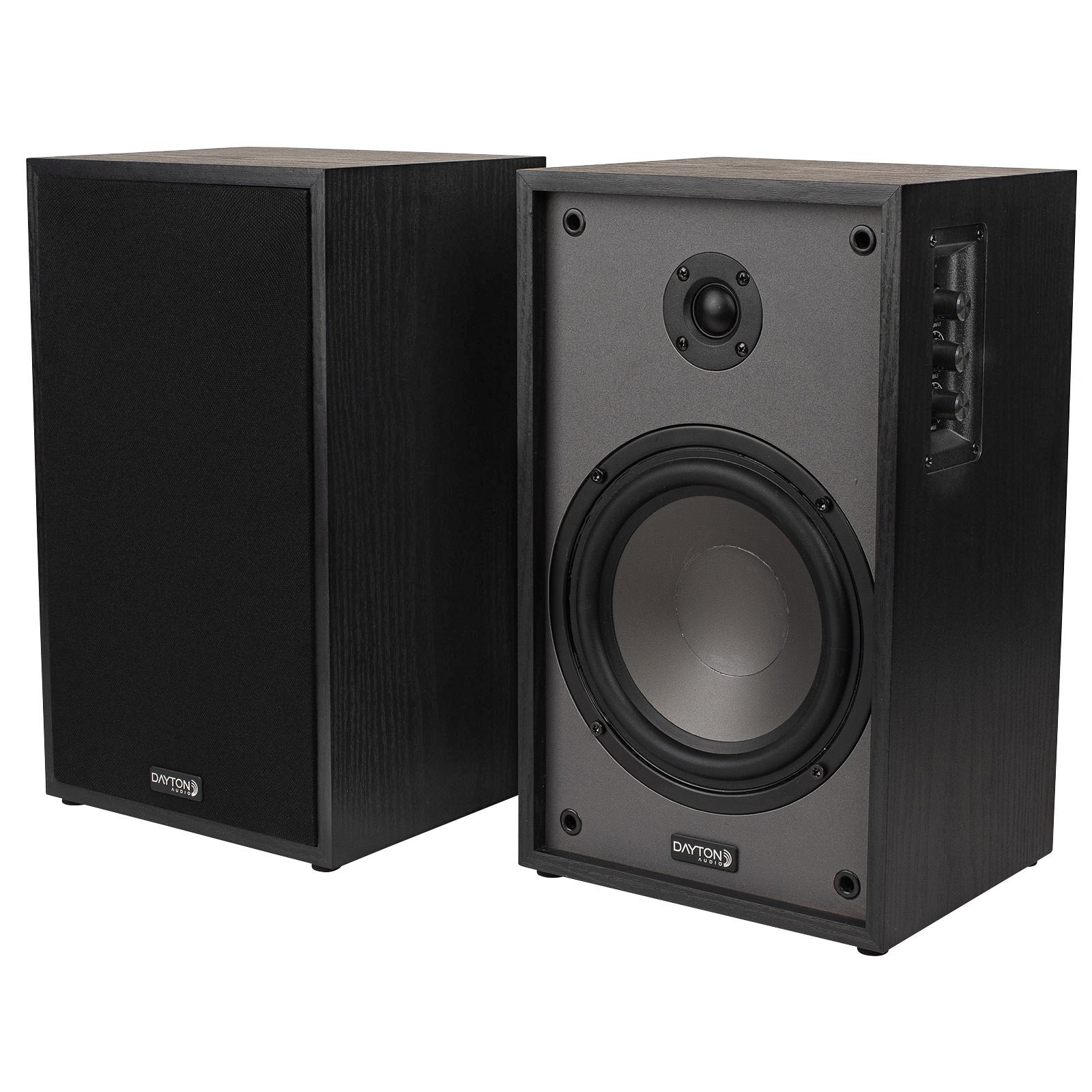 Dayton Audio Classic B65A Powered Bluetooth Bookshelf Speaker Pair 