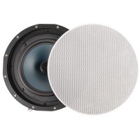 Dayton Audio CC80TPW 8&quot; 2-Way 70V In-Ceiling Speaker Pair