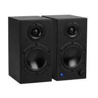 Dayton Audio M4 4” Powered Desktop Speakers with Bluetooth and USB DAC, Matte Black