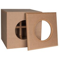 Knock-Down MDF 0.75 ft³ Subwoofer Cabinet for Dayton Audio 8&quot; Reference Series HO