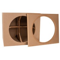 Knock-Down MDF 4 ft³ Subwoofer Cabinet for Dayton Audio 18&quot; Reference Series HO