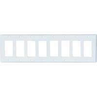 Pro Wire CVRPLT-8W 8-Gang Box Cover Wall Plate White