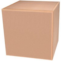 Knock-Down MDF 3 ft³ Subwoofer Cabinet with Blank Baffle