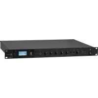 Dayton Audio DA650D Commercial Audio Amplifier 650W 70V/ 100V/ 4 Ohm Mixer - 4 Mic 2 Aux 1 Telephone input