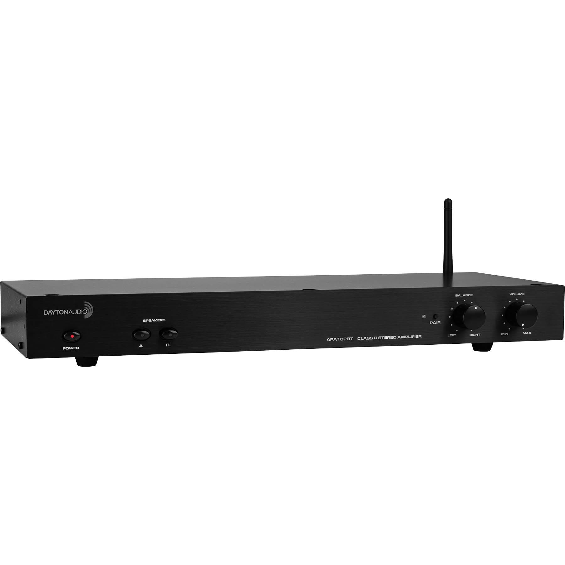 Image of Dayton Audio APA102BT Class D Stereo 60 WPC Bluetooth Amplifier